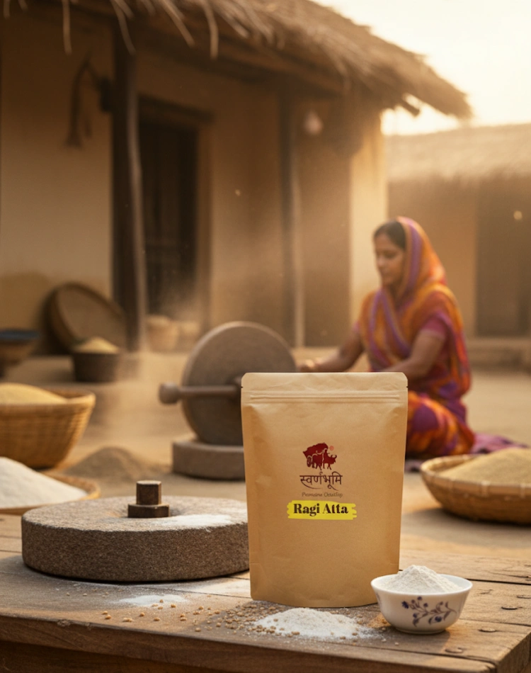 Soft dough being kneaded, ready for rotis